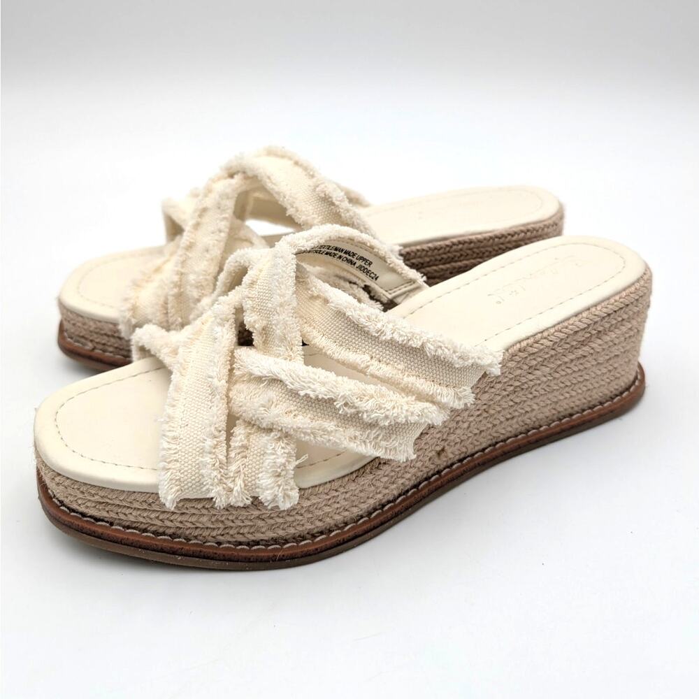 Splendid Danna Espadrille Wedge Sandals Women's Linen Size US7.5M EU37.5